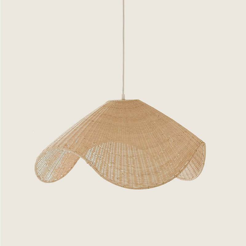 Hand-woven Special-shaped Rattan Chandeliers - Simple Decorative Wicker Light Shade
