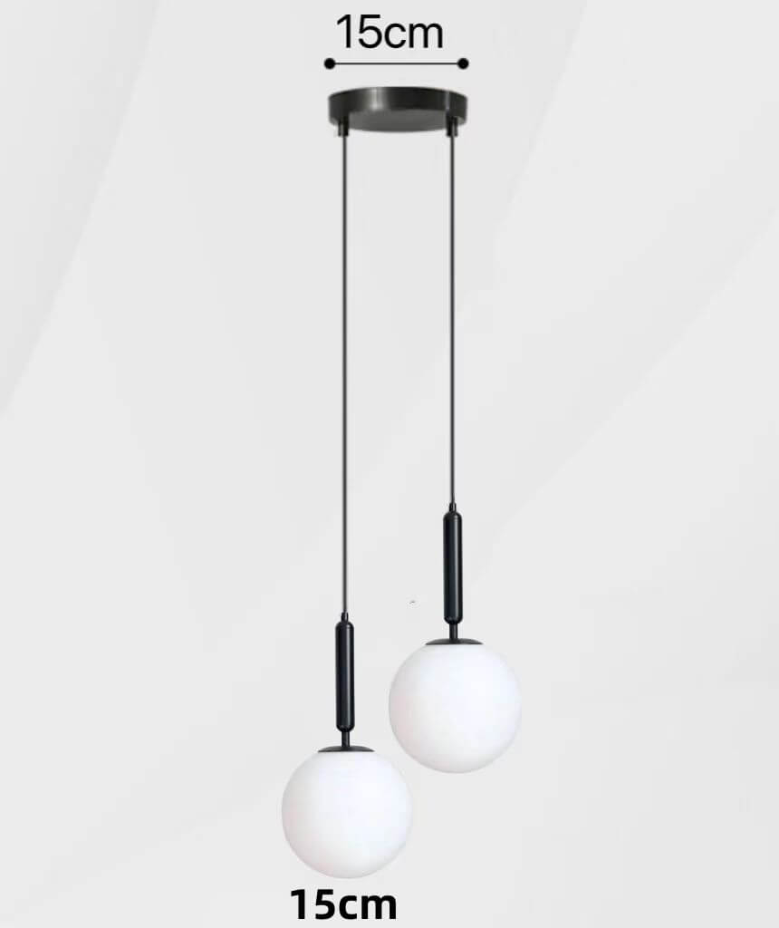 Modern Glass Ball Light Fixtures - Luminaire LED Kitchen Hanging Lights