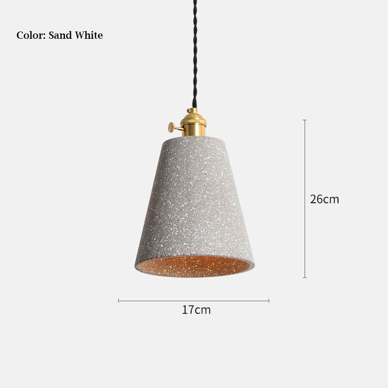 Cement Pendant Lamp - Loft Industrial Style Pendant Lights Fixtures - Kitchen Island Hanging Light