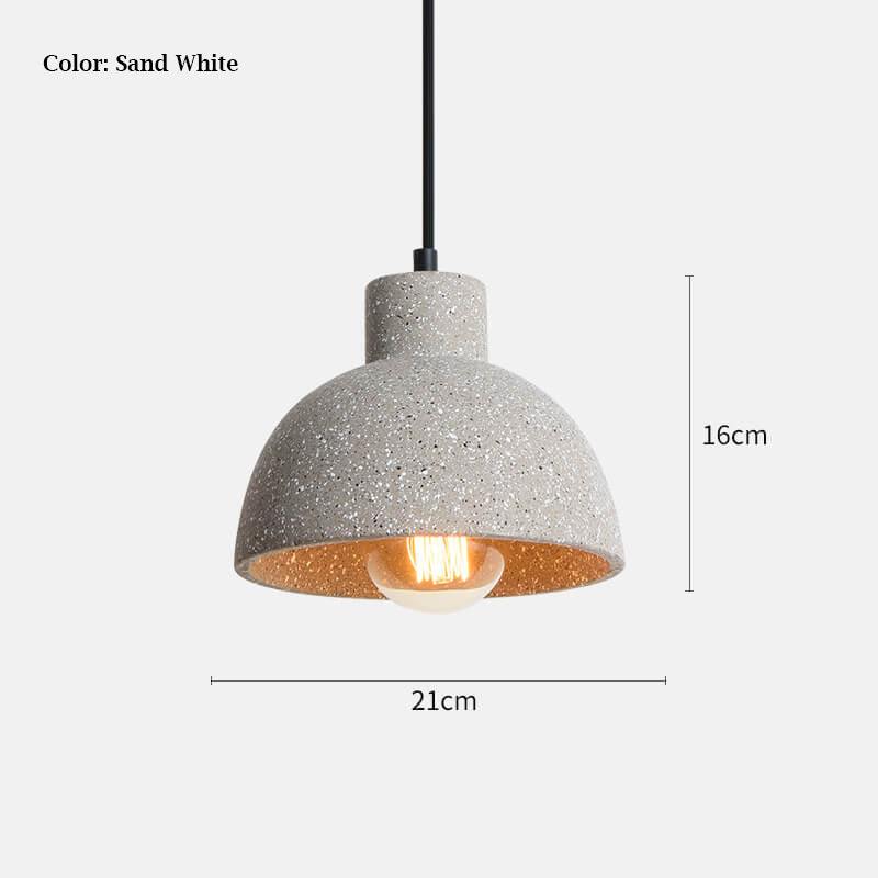 Cement Pendant Lamp - Loft Industrial Style Pendant Lights Fixtures - Kitchen Island Hanging Light
