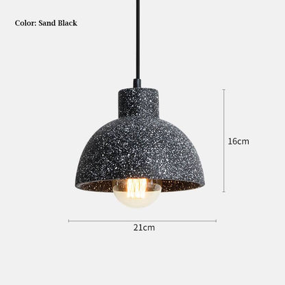 Cement Pendant Lamp - Loft Industrial Style Pendant Lights Fixtures - Kitchen Island Hanging Light