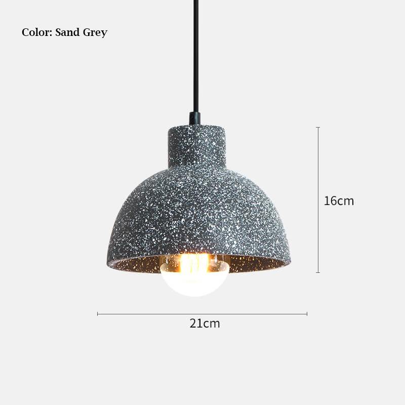 Cement Pendant Lamp - Loft Industrial Style Pendant Lights Fixtures - Kitchen Island Hanging Light