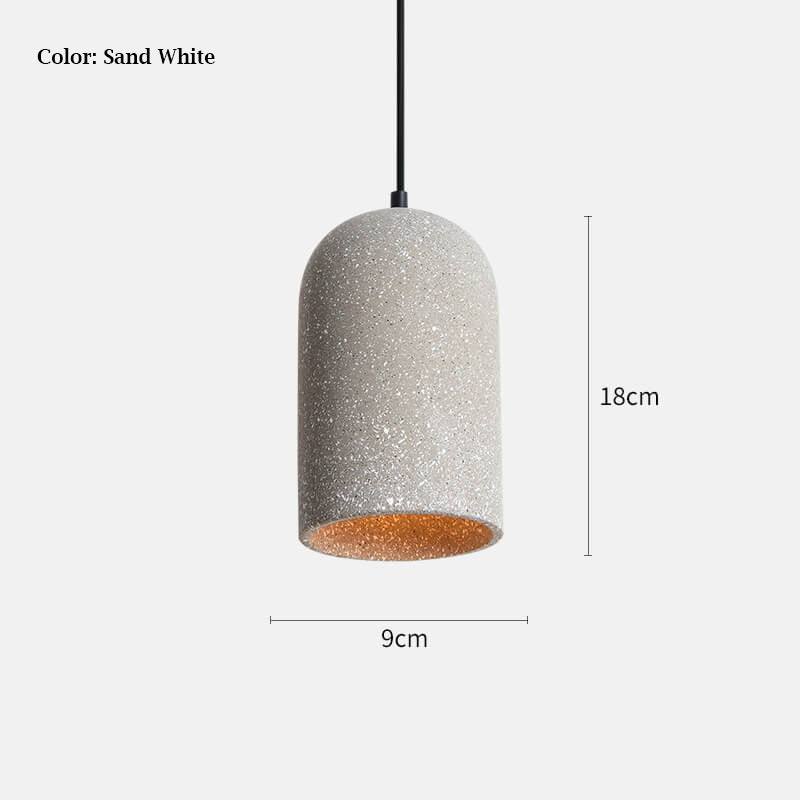 Cement Pendant Lamp - Loft Industrial Style Pendant Lights Fixtures - Kitchen Island Hanging Light
