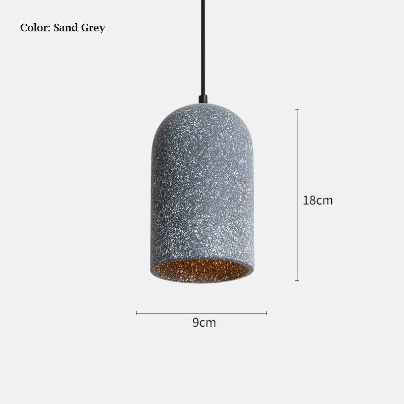 Cement Pendant Lamp - Loft Industrial Style Pendant Lights Fixtures - Kitchen Island Hanging Light