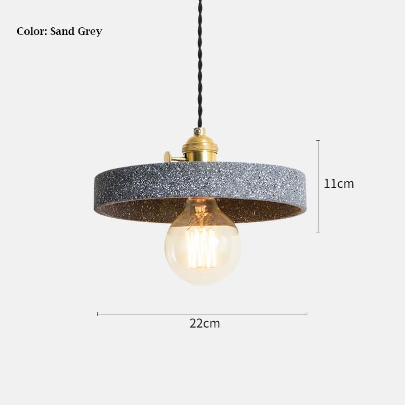 Cement Pendant Lamp - Loft Industrial Style Pendant Lights Fixtures - Kitchen Island Hanging Light