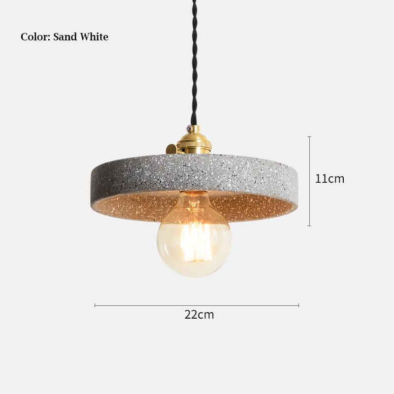 Cement Pendant Lamp - Loft Industrial Style Pendant Lights Fixtures - Kitchen Island Hanging Light
