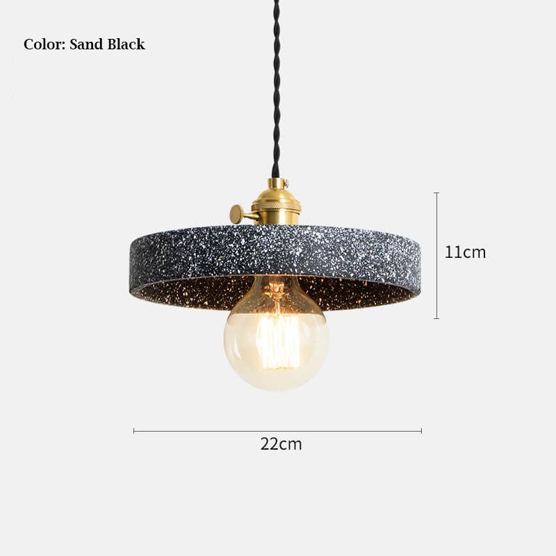 Cement Pendant Lamp - Loft Industrial Style Pendant Lights Fixtures - Kitchen Island Hanging Light