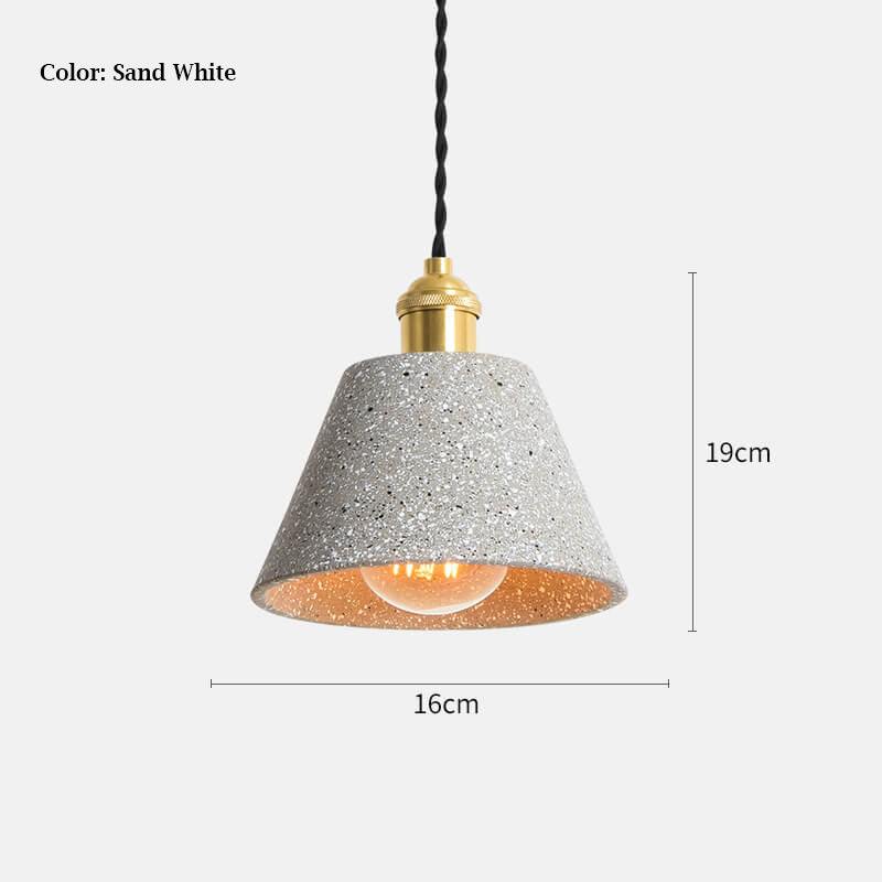 Cement Pendant Lamp - Loft Industrial Style Pendant Lights Fixtures - Kitchen Island Hanging Light