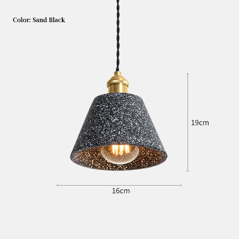 Cement Pendant Lamp - Loft Industrial Style Pendant Lights Fixtures - Kitchen Island Hanging Light