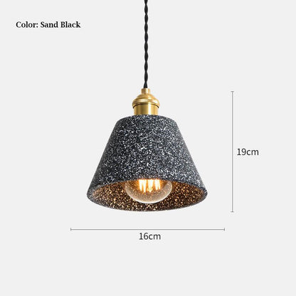Cement Pendant Lamp - Loft Industrial Style Pendant Lights Fixtures - Kitchen Island Hanging Light