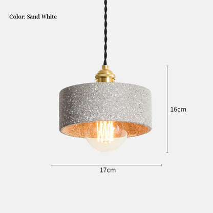 Cement Pendant Lamp - Loft Industrial Style Pendant Lights Fixtures - Kitchen Island Hanging Light