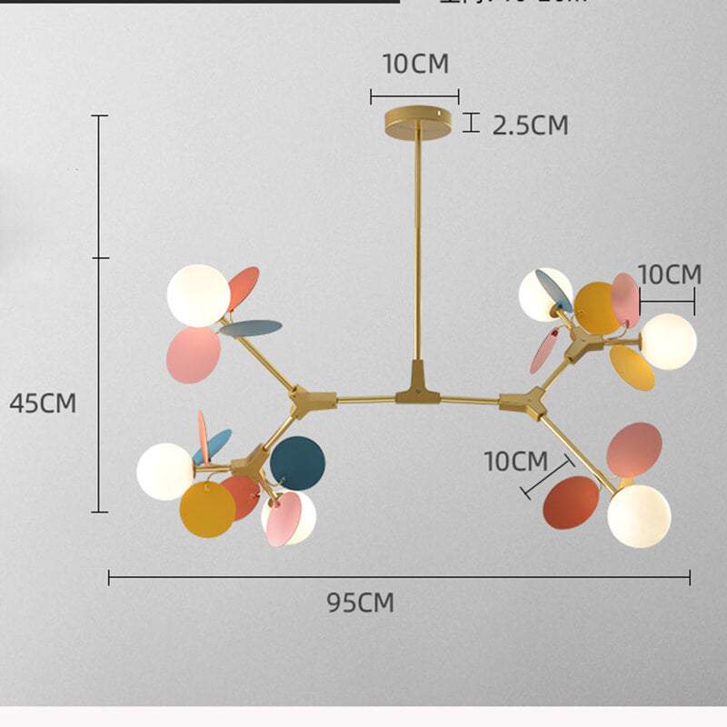 Colorful Branch Ceiling Lamp - Europe Art Pendant Lights - Lamps Loft Lighting Fixtures