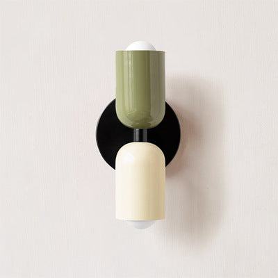 Cream Double Head Lights - Modern Cream Wall Sconce