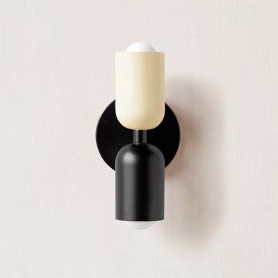 Cream Double Head Lights - Modern Cream Wall Sconce