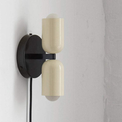 Cream Double Head Lights - Modern Cream Wall Sconce