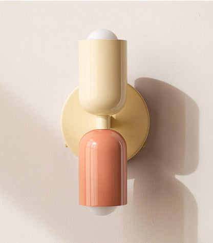 Cream Double Head Lights - Modern Cream Wall Sconce