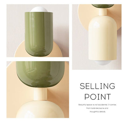 Cream Double Head Lights - Modern Cream Wall Sconce