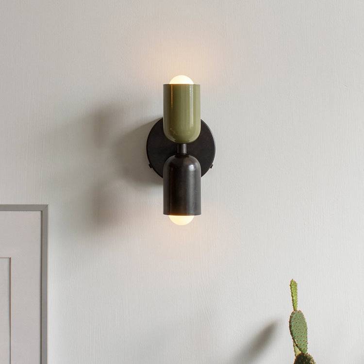 Cream Double Head Lights - Modern Cream Wall Sconce