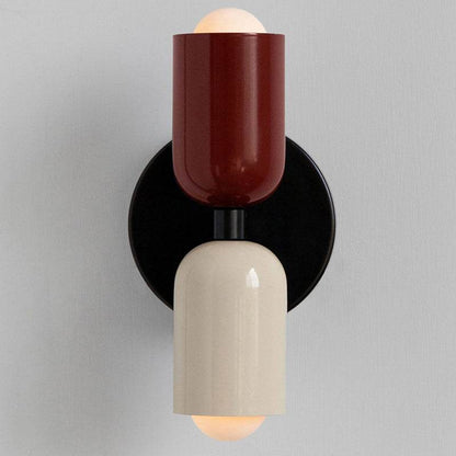 Cream Double Head Lights - Modern Cream Wall Sconce