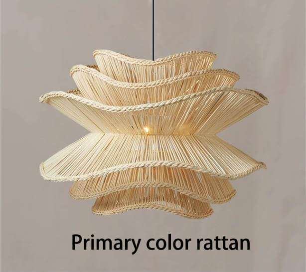 Creative Multi-level Rattan Lamp - New Design Flower Wicker Light Shade