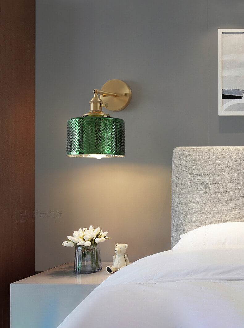 Nordic Light Emerald Green Chandelier LED - Minimalist Glass Light - Wall Light Fixtures