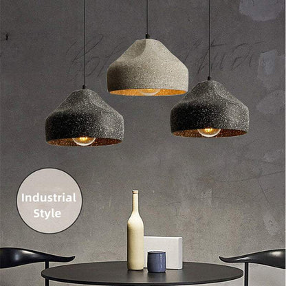 Industrial Style Concrete Pendant Light Kitchen - Kitchen Island Hanging Light