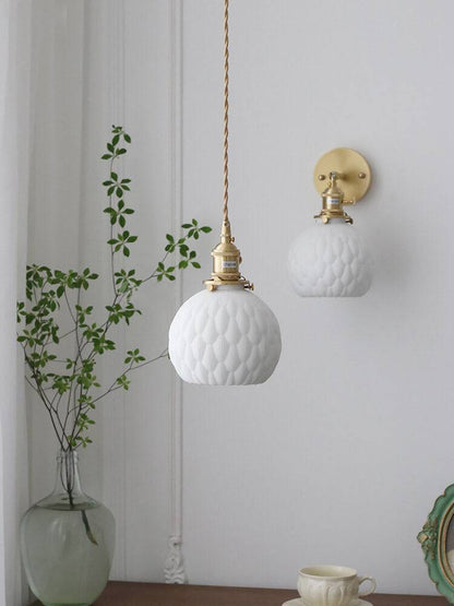Japanese Handmade Ceramic Pendant Lamp - Ceramic Wall Lamp