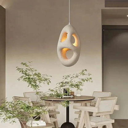 Japanese Wabi-Sabi Lamp - Nordic LED Art Style Hanging Lamp