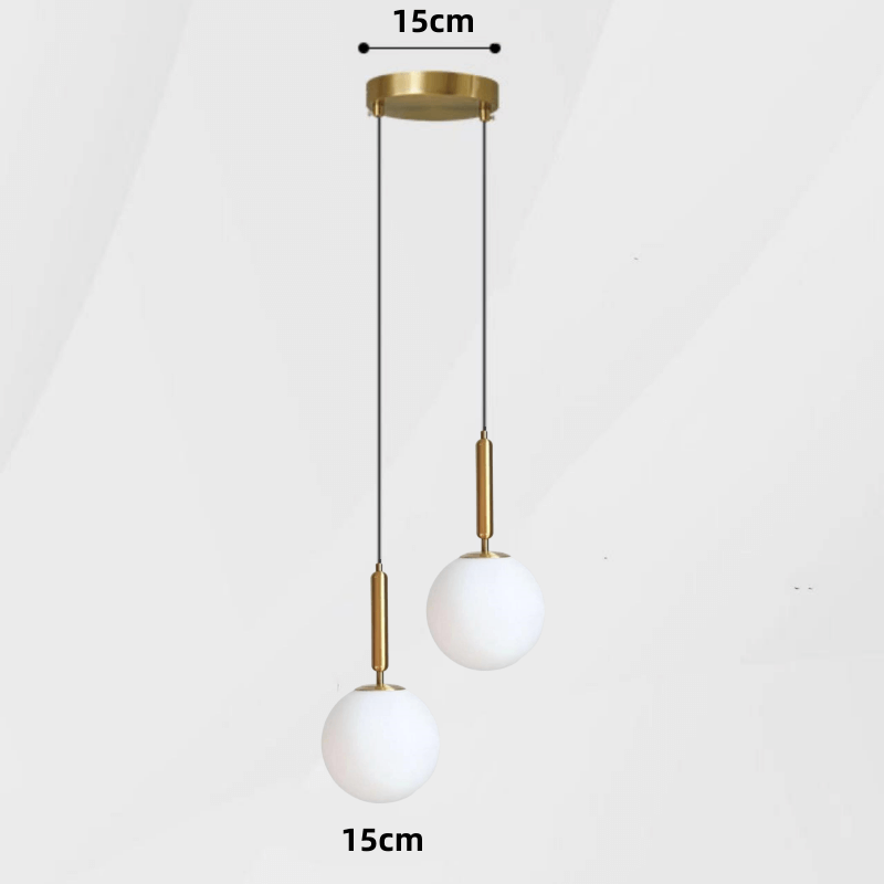 Modern Glass Ball Light Fixtures - Luminaire LED Kitchen Hanging Lights