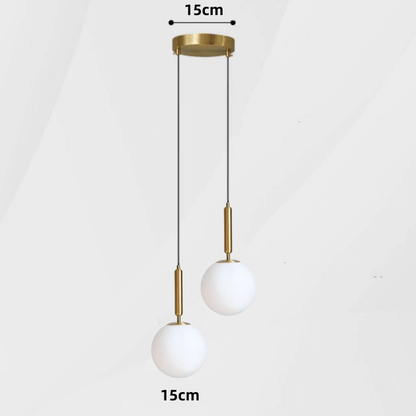 Modern Glass Ball Light Fixtures - Luminaire LED Kitchen Hanging Lights