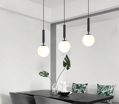 Modern Glass Ball Light Fixtures - Luminaire LED Kitchen Hanging Lights