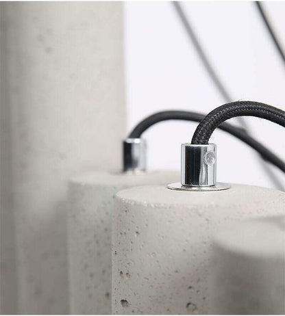 Modern Retro Grey Concrete Pendant Light  - Loft Vintage Concrete Hanging Light