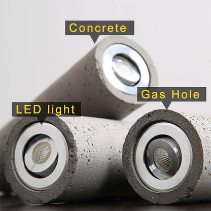 Modern Retro Grey Concrete Pendant Light  - Loft Vintage Concrete Hanging Light