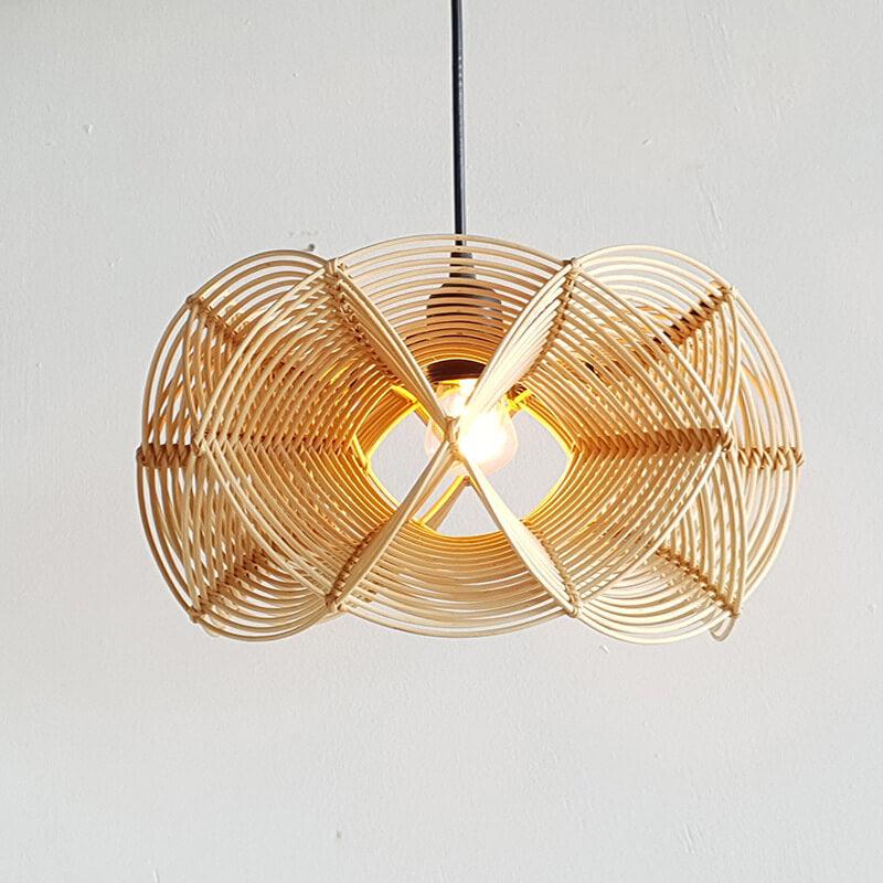 New Creative Rattan Pendant Lights Over Kitchen Island- Handmade Art Pendant Light