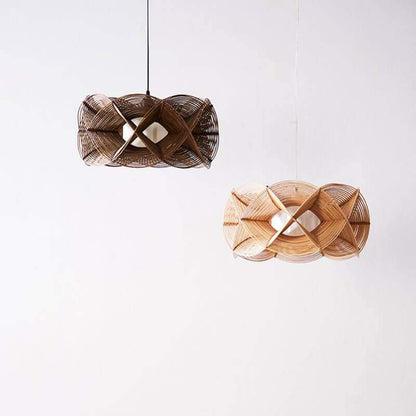 New Creative Rattan Pendant Lights Over Kitchen Island- Handmade Art Pendant Light