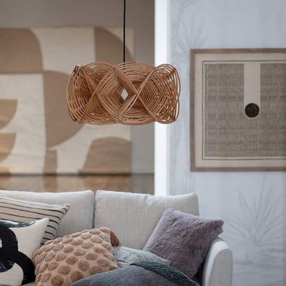 New Creative Rattan Pendant Lights Over Kitchen Island- Handmade Art Pendant Light
