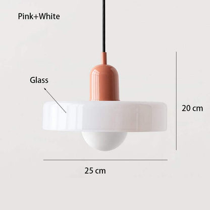 Nordic Glass Pendant Light Single Head Lamp - Candy Color