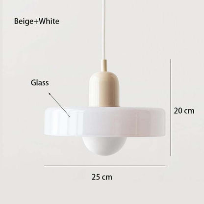 Nordic Glass Pendant Light Single Head Lamp - Candy Color
