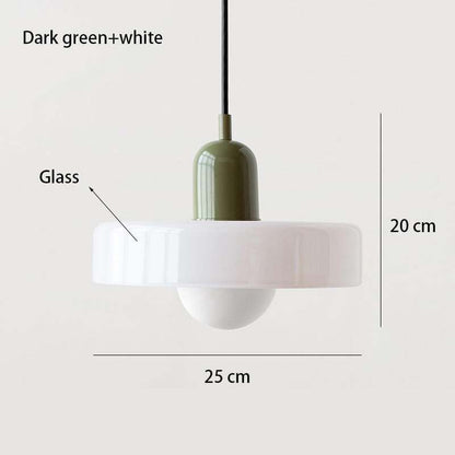 Nordic Glass Pendant Light Single Head Lamp - Candy Color