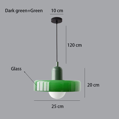 Nordic Glass Pendant Light Single Head Lamp - Candy Color