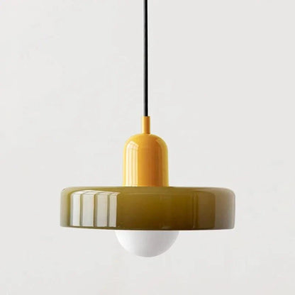 Nordic Glass Pendant Light Single Head Lamp - Candy Color
