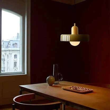 Nordic Glass Pendant Light Single Head Lamp - Candy Color