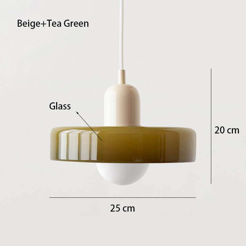 Nordic Glass Pendant Light Single Head Lamp - Candy Color