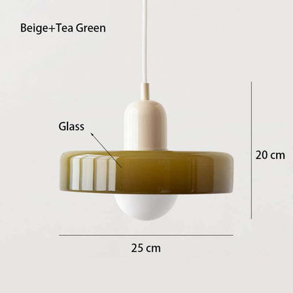 Nordic Glass Pendant Light Single Head Lamp - Candy Color