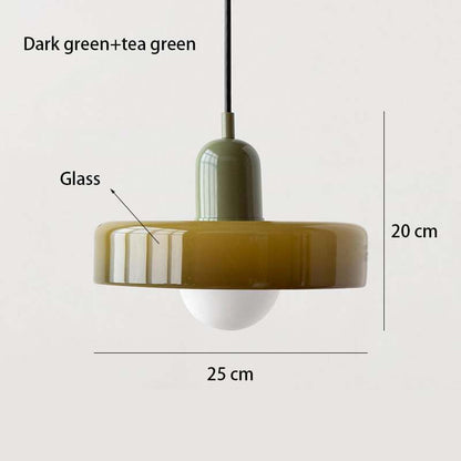 Nordic Glass Pendant Light Single Head Lamp - Candy Color