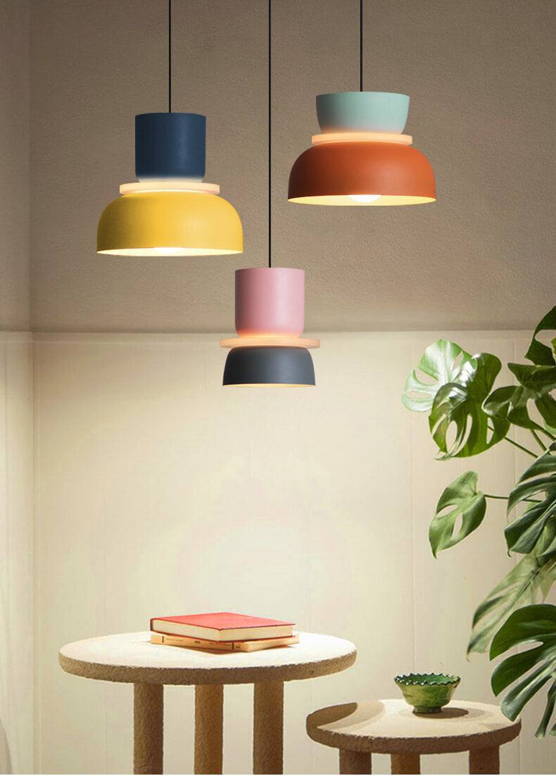Macaron Nordic Pendant Lamps - Modern Style Hanging Pendant Lamps