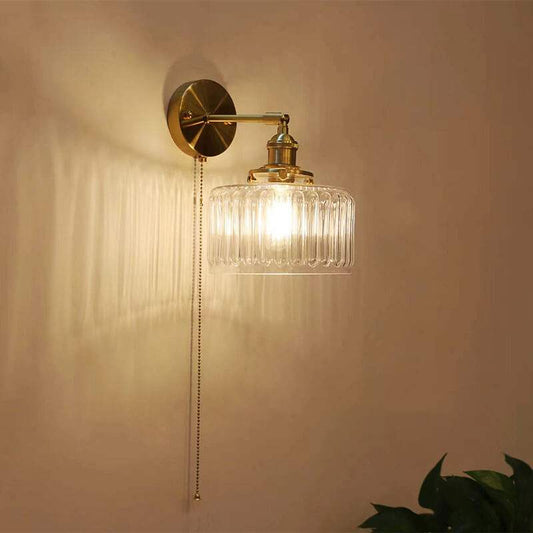 Nordic Wall Glass Lamp LED - Clear Glass Wall Light - Wall Light Fixtures