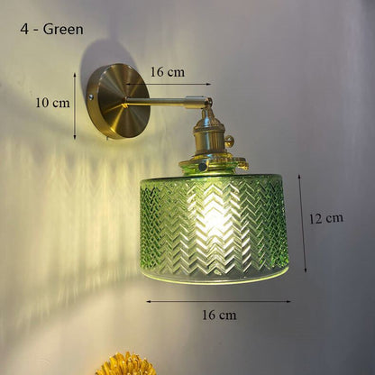 Nordic Wall Glass Lamp LED - Clear Glass Wall Light - Wall Light Fixtures