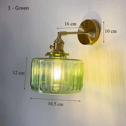 Nordic Wall Glass Lamp LED - Clear Glass Wall Light - Wall Light Fixtures