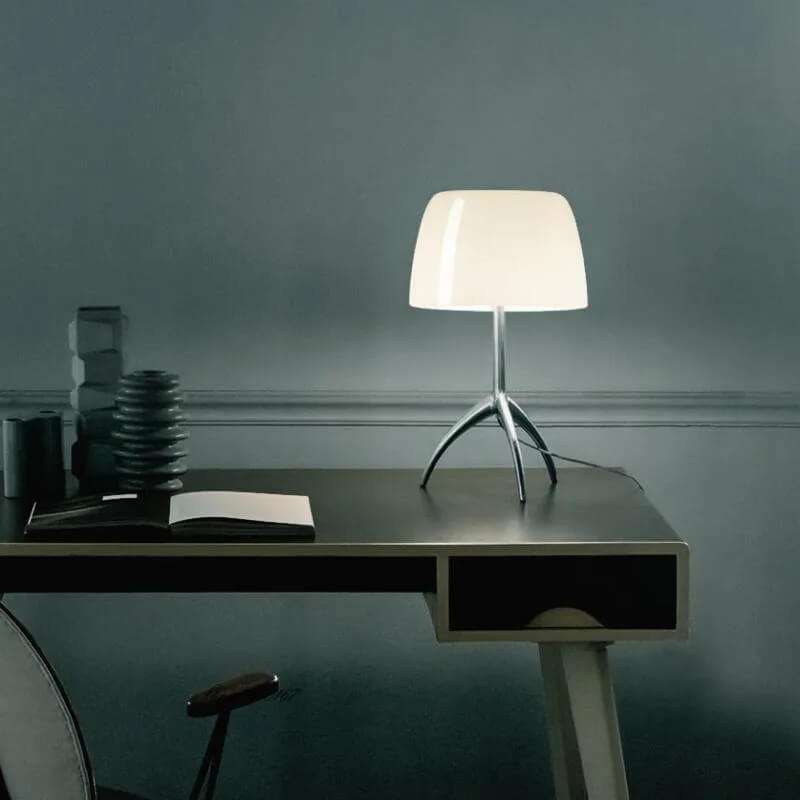 Tripod Desk Lamp - Italian Table Lamp in Glass